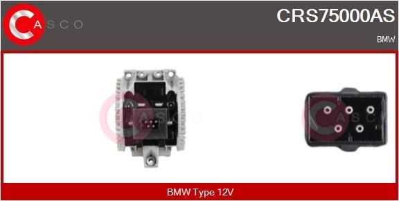 Original CASCO Heater blower resistor CRS75000AS for BMW 1 Series