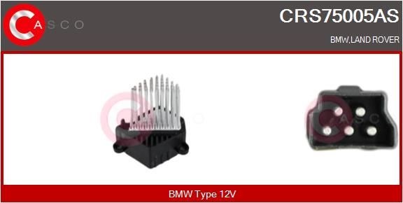 CASCO CRS75005AS Blower motor resistor BMW E39 530d 3.0 184 hp Diesel 2000 price