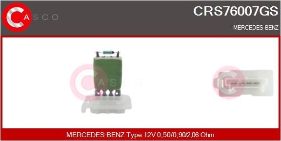 Original CASCO Fan resistor CRS76007GS for MERCEDES-BENZ VITO