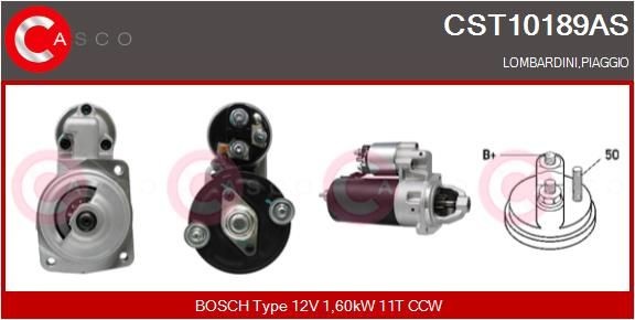 CASCO CST10189AS Starter motor 5840 206 0