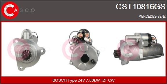 CASCO CST10816GS Starter motor A 005 151 64 01 80