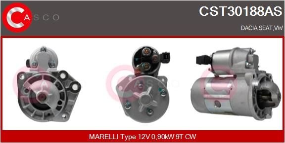 CASCO CST30188AS Starter motor DACIA experience and price