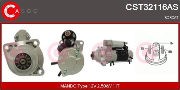 CASCO CST32116AS Starter motor 6676957