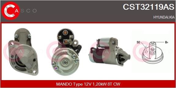 CASCO CST32119AS Starter motor 3610023000