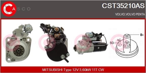 CASCO CST35210AS Starter motor 3841359
