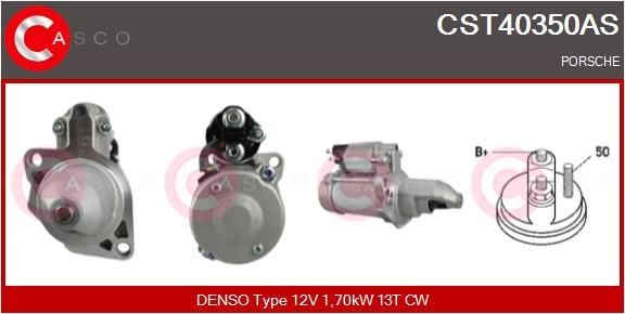 CASCO CST40350AS Starter motor PORSCHE experience and price