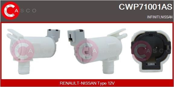 CWP71001AS CASCO Washer pump MAZDA 12V