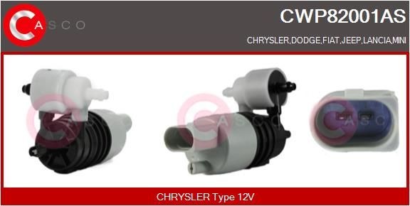 CASCO CWP82001AS JEEP CHEROKEE 2020 Windshield washer pump