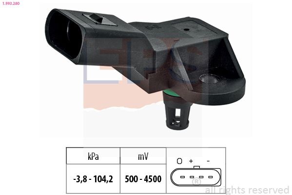 Skoda Pressure Sensor, brake booster EPS 1.993.280 at a good price