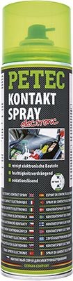 71150 Contact Spray 71150 PETEC aerosol, Penetrable, high corrosion protection, Long-term Protection, Water-repellent, Silicon-free, Capacity: 500ml