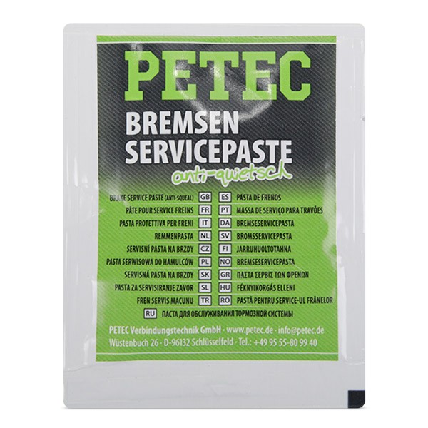 PETEC 94405 Grease yellow-transparent, Bag, Long-term Protection, high corrosion protection, Heat-resistant, Water-repellent, Saltwater-Resistant, not metalliferous, Silicon-free, Capacity: 5ml, Weight: 5g