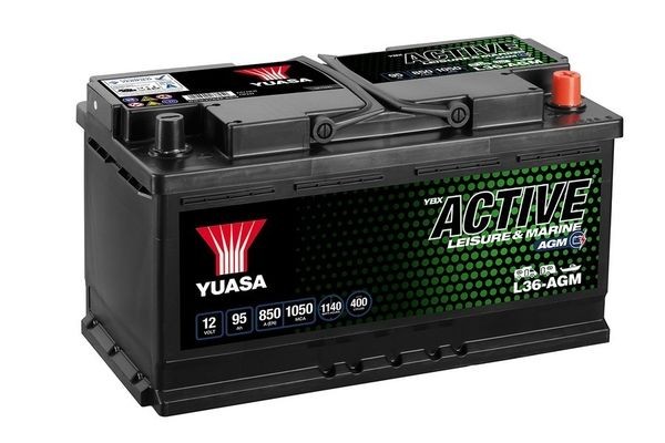 L36-AGM YUASA Batterie VW L 80