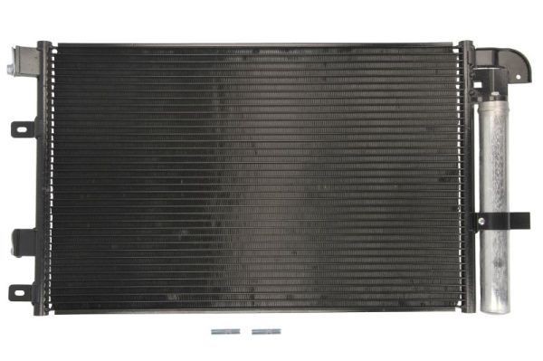 THERMOTEC KTT110642 Air conditioning condenser with dryer, 606 x 356 x 16 mm, 606mm