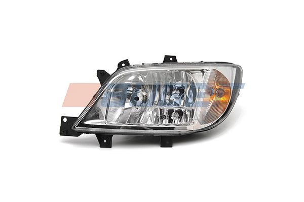 AUGER 82564 Headlight Left, with front fog light, without bulb, with E quality seal