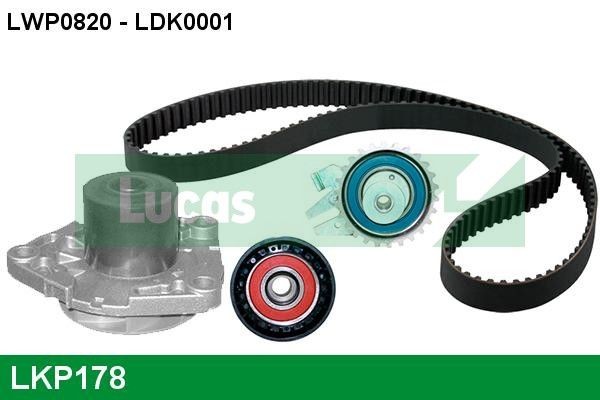 LUCAS LKP178 Timing belt kit 55187101