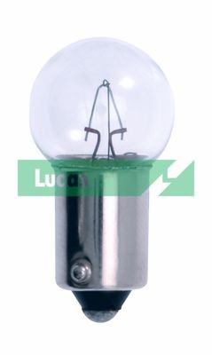 Number plate light bulb LUCAS 12V 5W, BA9s, transparent - LLB989P