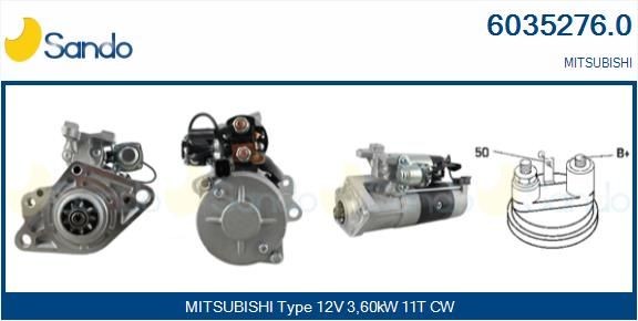 6035276.0 SANDO Anlasser für MITSUBISHI online bestellen