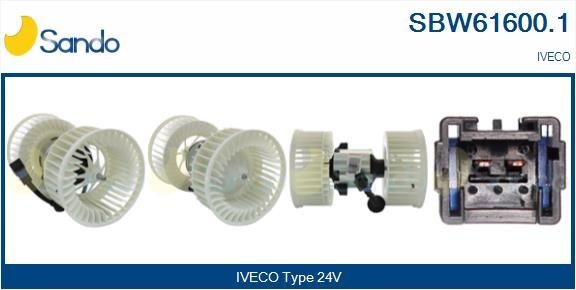 SANDO SBW61600.1 Innenraumgebläse für IVECO Stralis LKW in Original Qualität