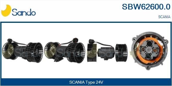 SANDO SBW62600.0 Innenraumgebläse für SCANIA 4 - series LKW in Original Qualität
