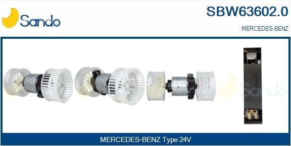 SBW63602.0 SANDO Innenraumgebläse für MERCEDES-BENZ online bestellen