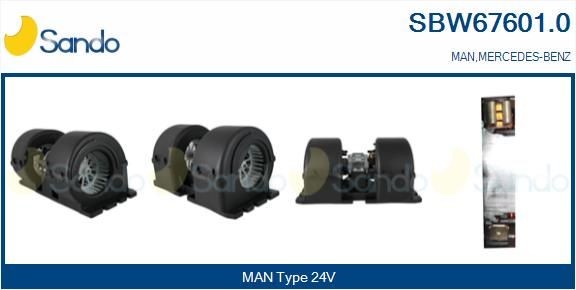 SANDO SBW67601.0 Heater blower motor A001 830 8608