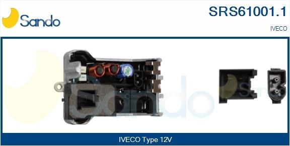 SANDO SRS61001.1 Gebläsewiderstand für IVECO Stralis LKW in Original Qualität