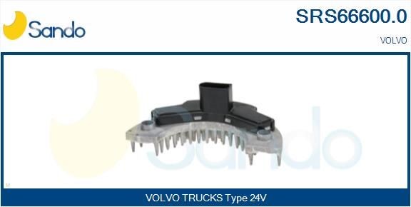 SANDO SRS66600.0 Gebläsewiderstand für VOLVO FH 12 LKW in Original Qualität