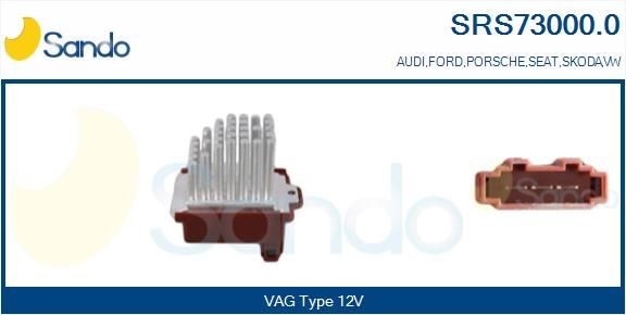 SANDO SRS730000 Blower motor resistor Passat 3b2 1.9 TDI 115 hp Diesel 2000 price