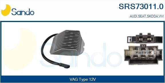 SANDO Blower motor resistor SRS73011.0 Audi A1 2014