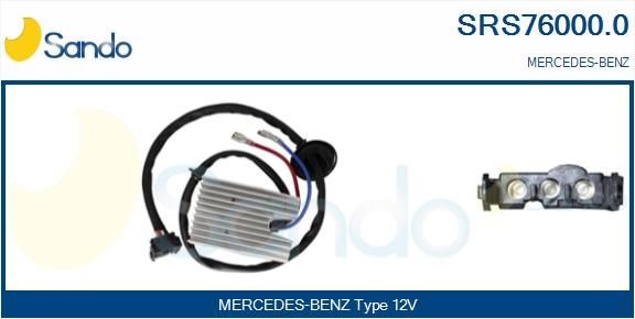 SANDO Voltage: 12V Resistor, interior blower SRS76000.0 buy