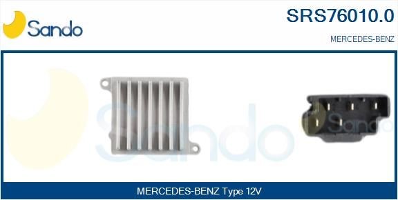 SANDO SRS760100 Blower motor resistor Mercedes W203 C 200 CDI 102 hp Diesel 2002 price
