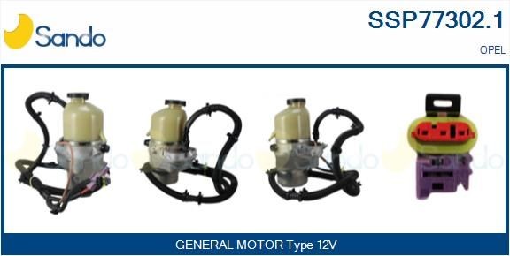 SANDO Electric-hydraulic, for left-hand/right-hand drive vehicles Left-/right-hand drive vehicles: for left-hand/right-hand drive vehicles Steering Pump SSP77302.1 buy