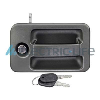 ELECTRIC LIFE ZR80309 Door Handle Right, with key, grey