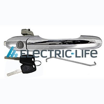ELECTRIC LIFE Left, without lock barrel, Chromed Door Handle ZR80605 buy