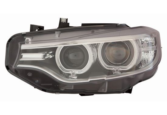 ABAKUS Left, D1S, PY24W, without bulb holder, with LED, with motor for headlamp levelling, Pk32d-2 Vehicle Equipment: for vehicles with headlight levelling (electric), Frame Colour: black Front lights 444-1195LMLEHM2 buy