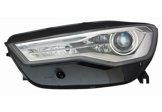 ABAKUS 446-1153LMLDHEM Headlight Left, D5S, H7, PWY24W, without bulb holder, with LED, with motor for headlamp levelling, PK32d-7, PX26d
