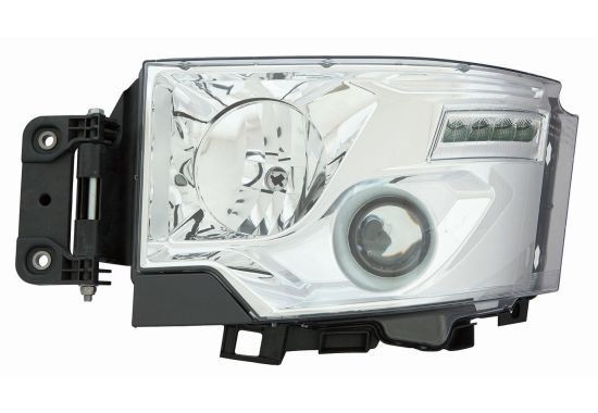 ABAKUS 551-11A6L-LDEMN Headlight Left, H7, H1, LED, without electric motor, PX26d, P14.5s