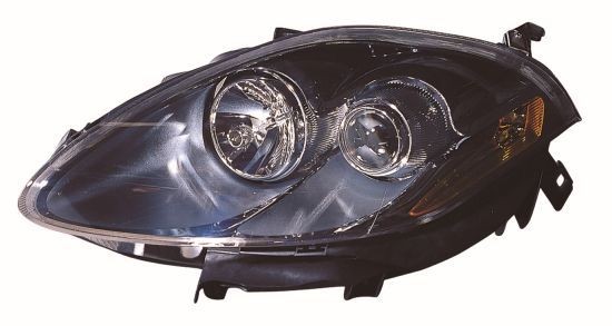 ABAKUS 661-1153LMLEMN7 Headlight Left, H1, PY24W, W5W, without bulb holder, with motor for headlamp levelling, P14.5s