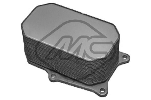 Engine oil cooler Metalcaucho without gasket/seal - 39101