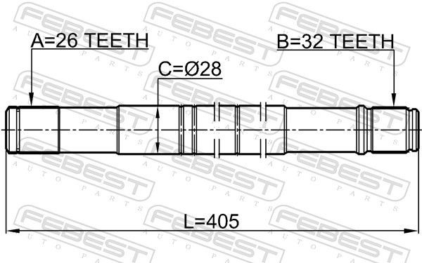 2112CB4LH Half shaft FEBEST 2112-CB4LH review and test