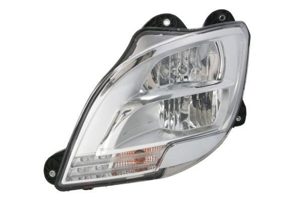 TRUCKLIGHT Left, H1, P21W, FF, Halogen, LED, 24V, 24V, Crystal clear, for low beam (LED), with indicator, with high beam, with position light, with daytime running light (LED), for right-hand traffic, with bulbs, E1 3411 Left-hand/Right-hand Traffic: for right-hand traffic Front lights HL-DA006L buy