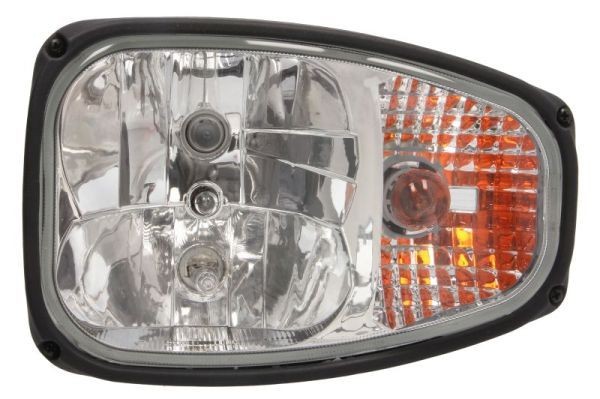 Headlights TRUCKLIGHT Left, H7, H7/H1, Crystal clear - HL-JC001L