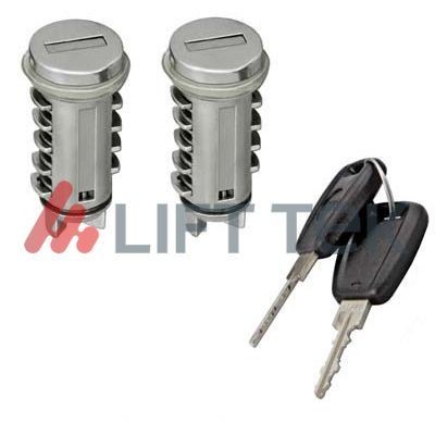 Key Cylinder Blocking Wave Door Lock with Key Front for Fiat 500