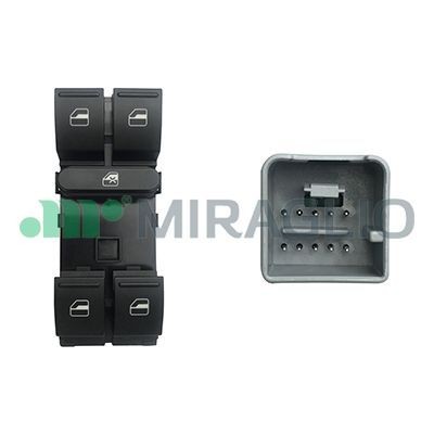Electric window switch MIRAGLIO Left Front - 121/VKB76001
