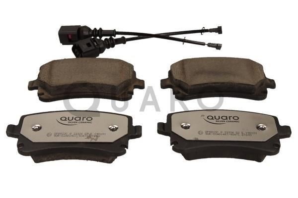 QUARO incl. wear warning contact, with brake caliper screws, with accessories Height: 59mm, Width: 116mm, Thickness: 17,7mm Brake pads QP8823C buy