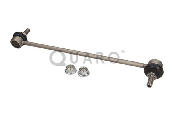 QUARO QS1757/HQ Anti-roll bar link Front Axle, 299mm, M10x1,5 , Metal, Steel