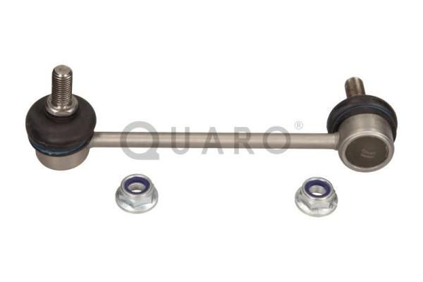 QUARO QS4495/HQ Anti-roll bar link Front Axle, Metal, Steel