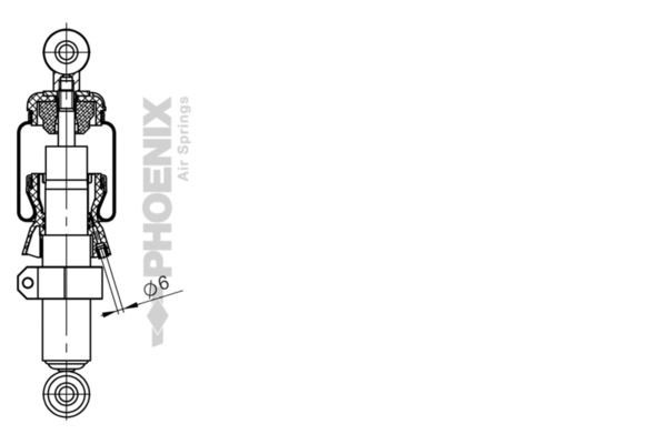 PHOENIX CD 075 119 012 Federbalg, Luftfederung für IVECO EuroTrakker LKW in Original Qualität