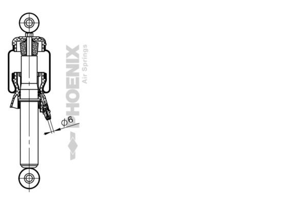 PHOENIX CD 075 119 021 Federbalg, Luftfederung für IVECO Trakker LKW in Original Qualität