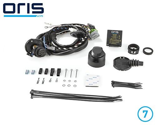 010-519 ACPS-ORIS Towbar wiring kit DACIA 7-pin connector, Activation not required